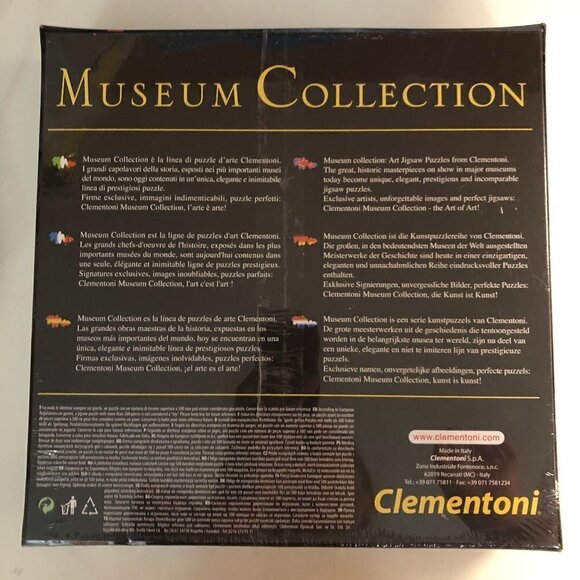 🛒 $18 Clementoni Sistene Chapel Ceiling Michelangelo 1000 Pc Jigsaw Puzzle Mus… - Picture 3 of 3